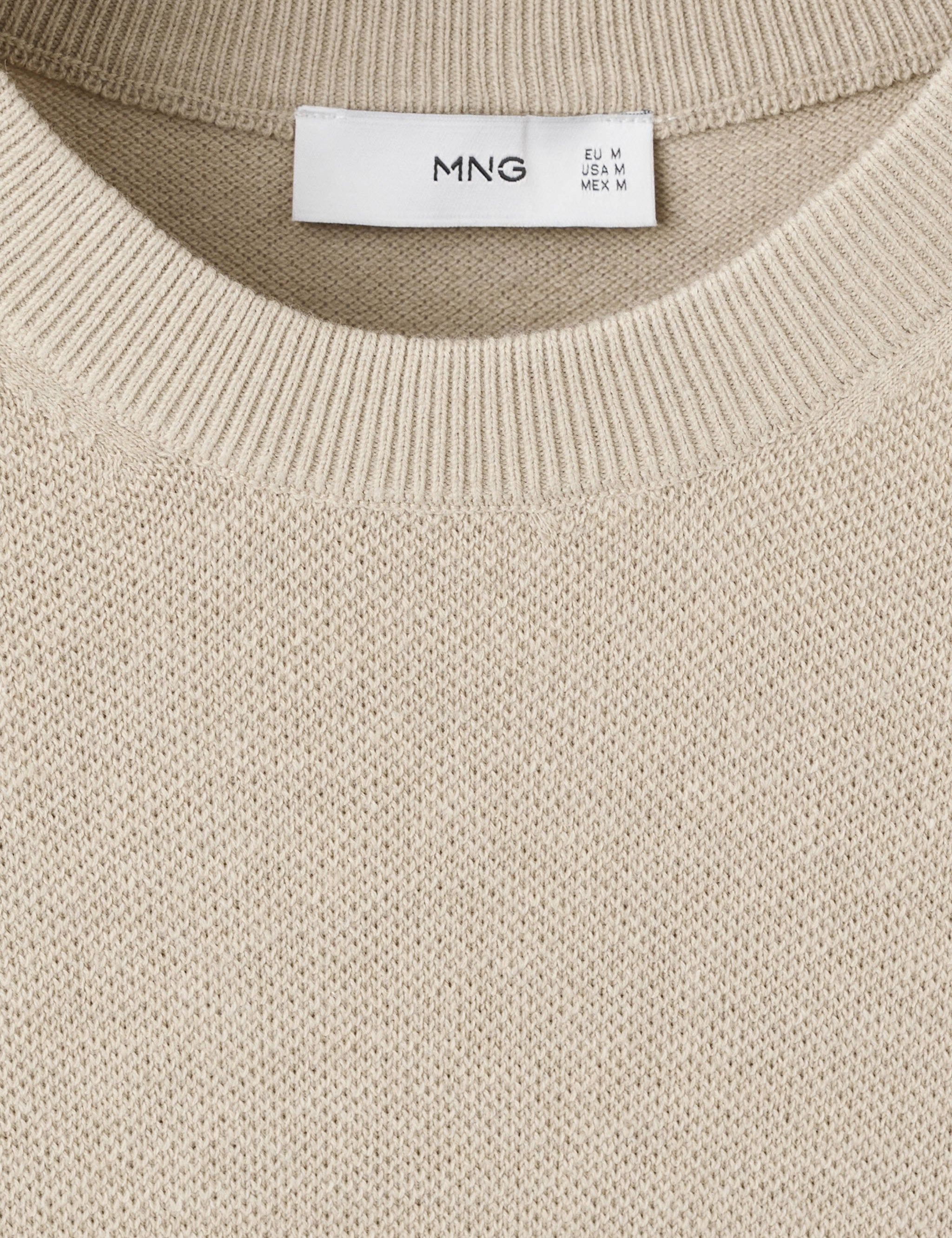 Mango t-shirt andrew in beige