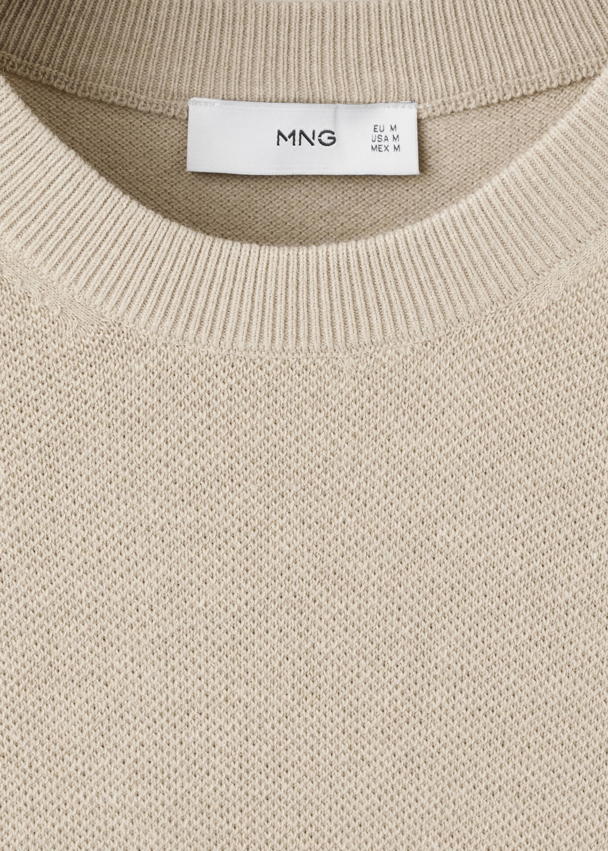 Mango t-shirt andrew in beige