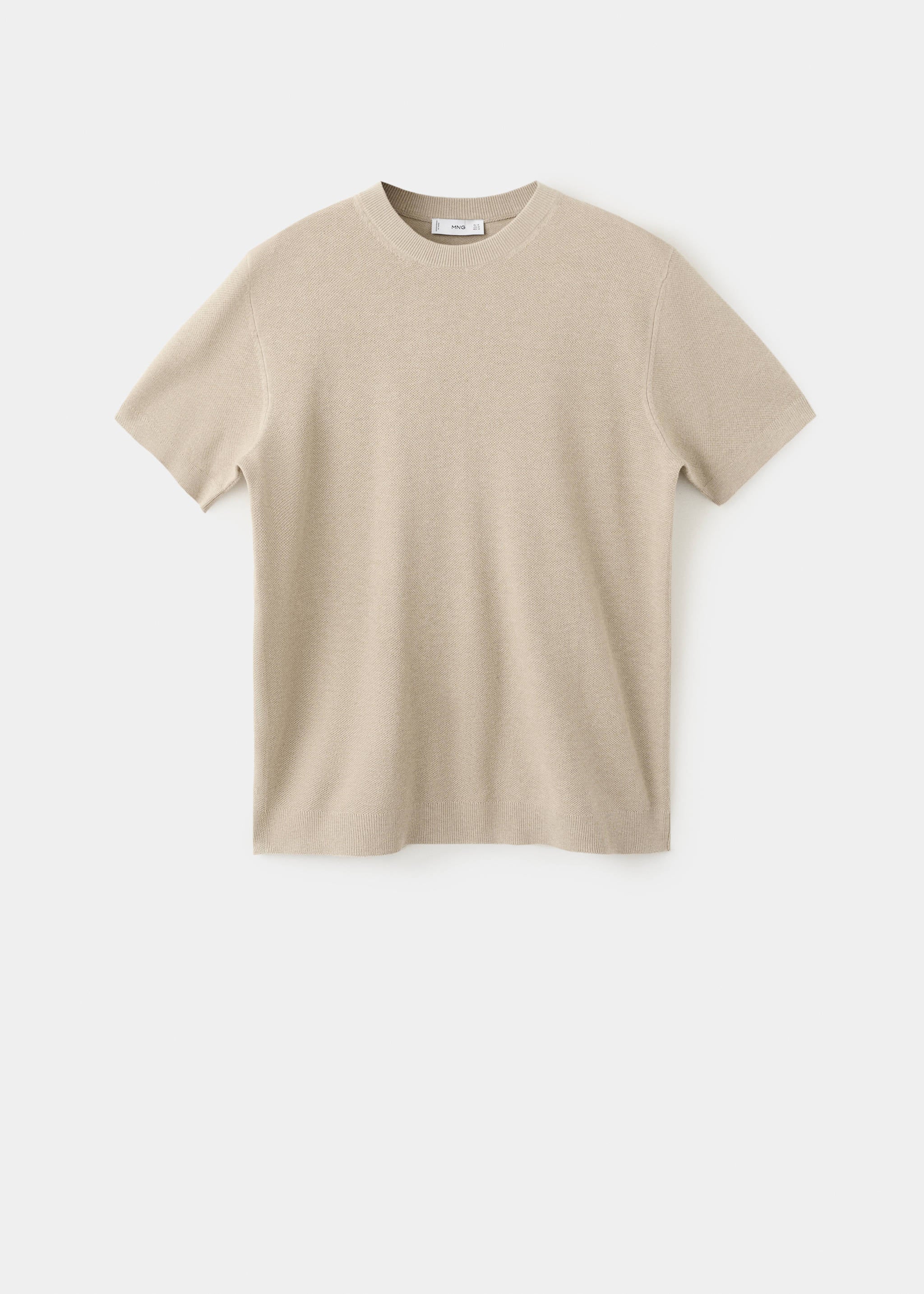 Mango t-shirt andrew in beige