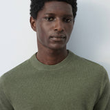 Mango t-shirt andrew in moss-004