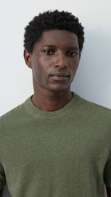 Mango t-shirt andrew in moss-004