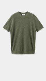 Mango t-shirt andrew in moss-021
