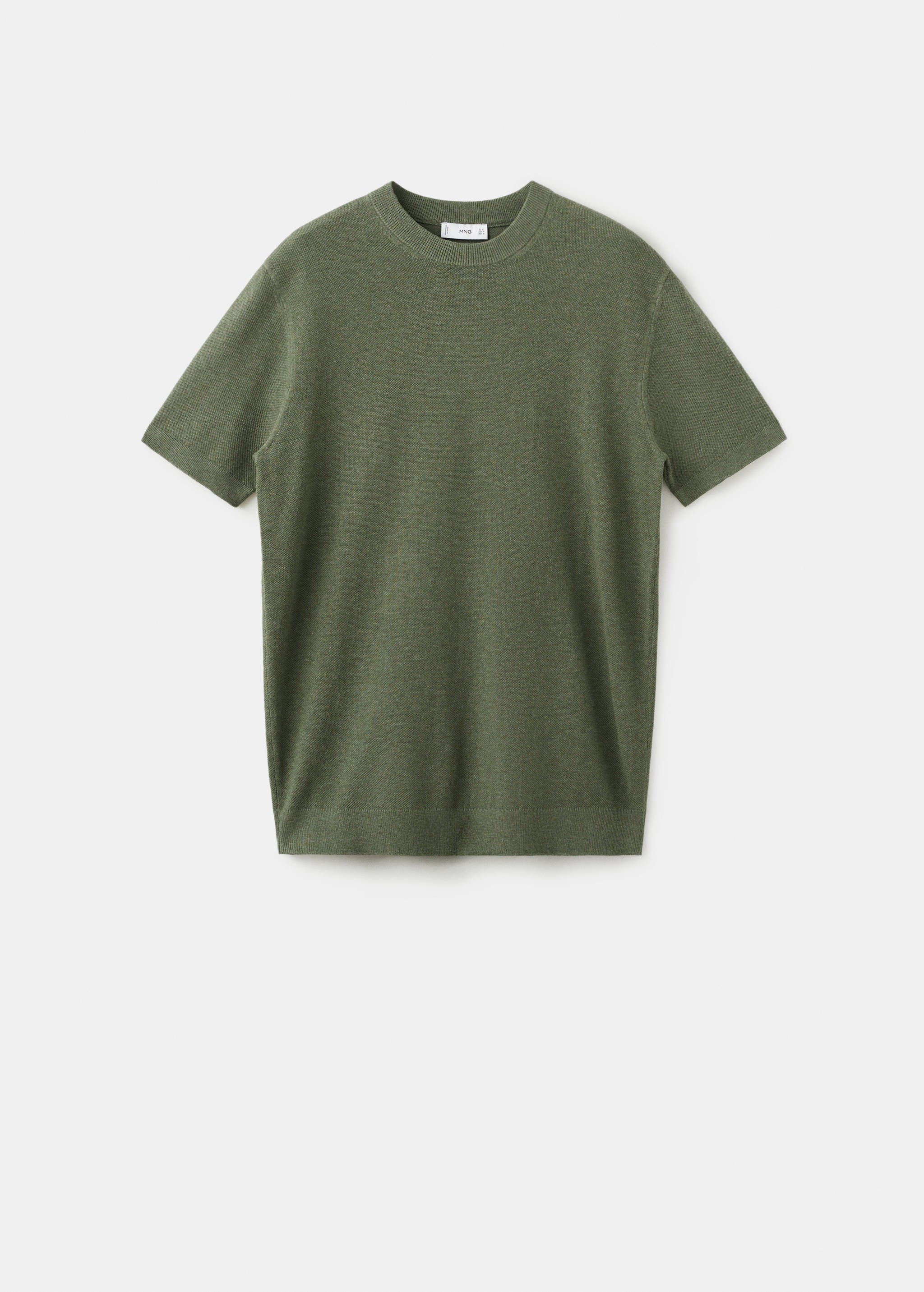 Mango t-shirt andrew in moss-021