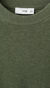 Mango t-shirt andrew in moss-023