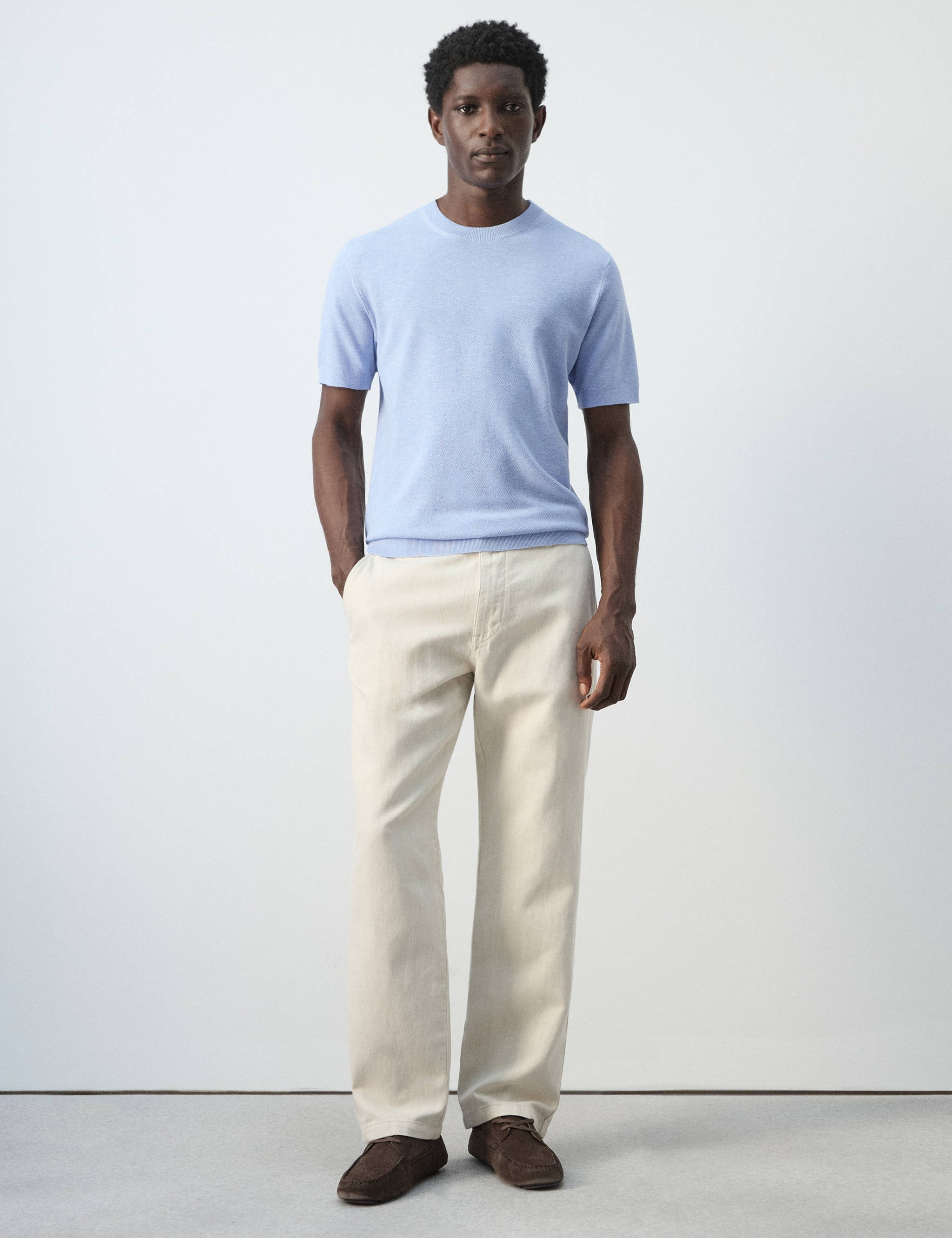 Mango t-shirt andrew in celestial-001