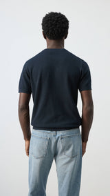 Mango t-shirt andrew in navy-003