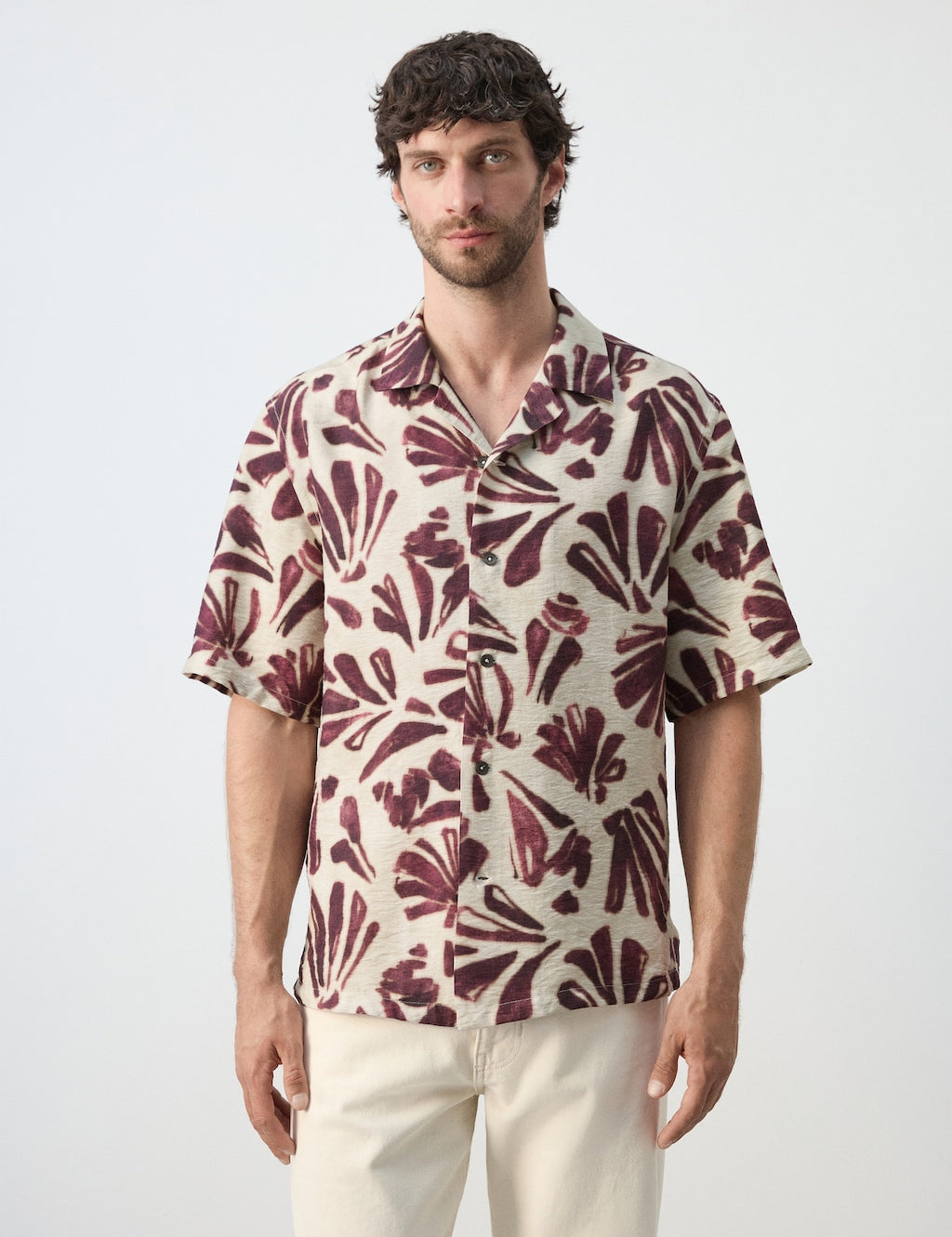Mango shirt mino in purple - Image 1