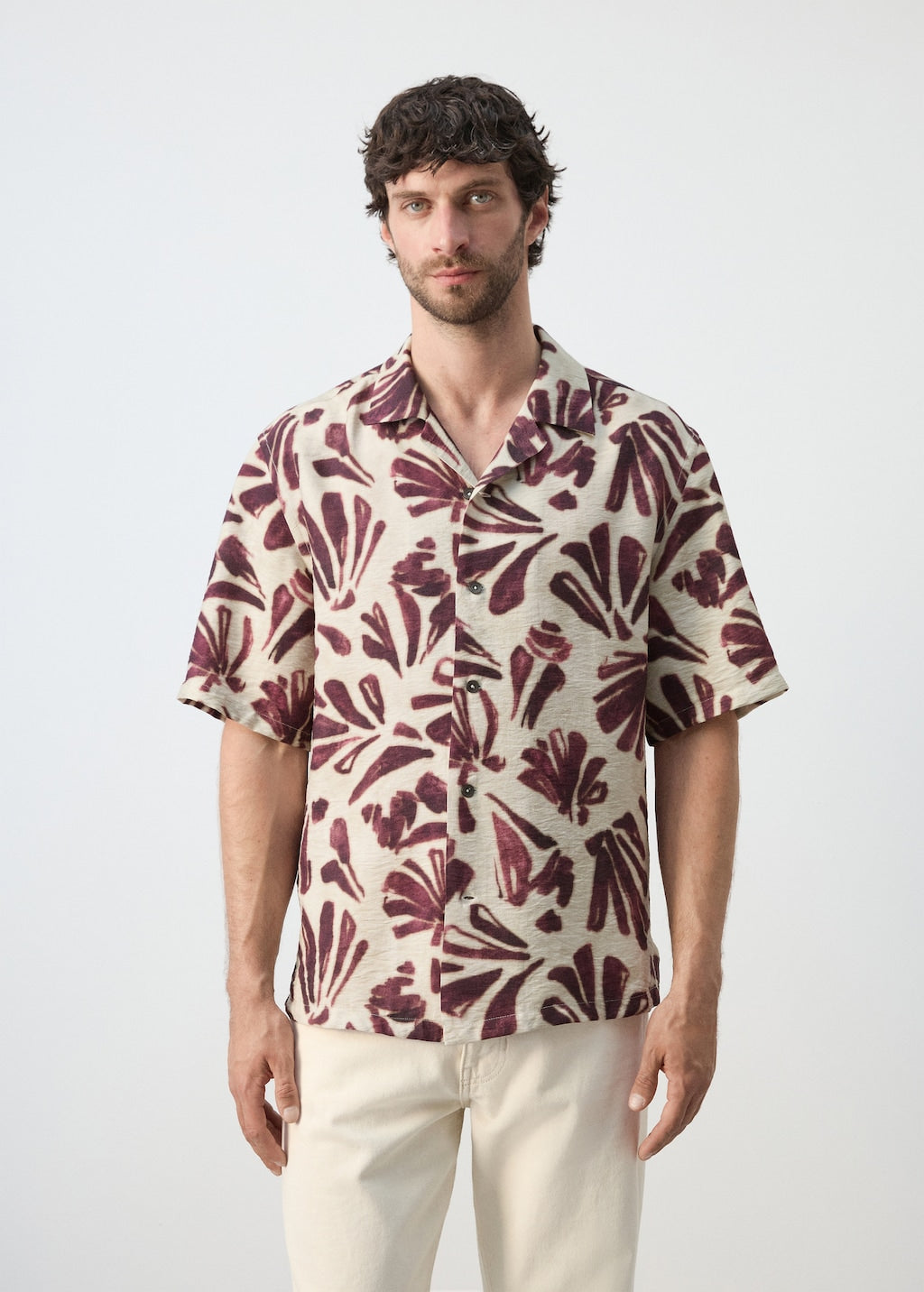 Mango shirt mino in purple - Image 1