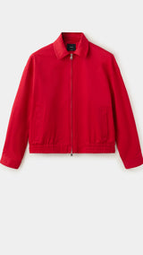 Mango jacket mutis in red