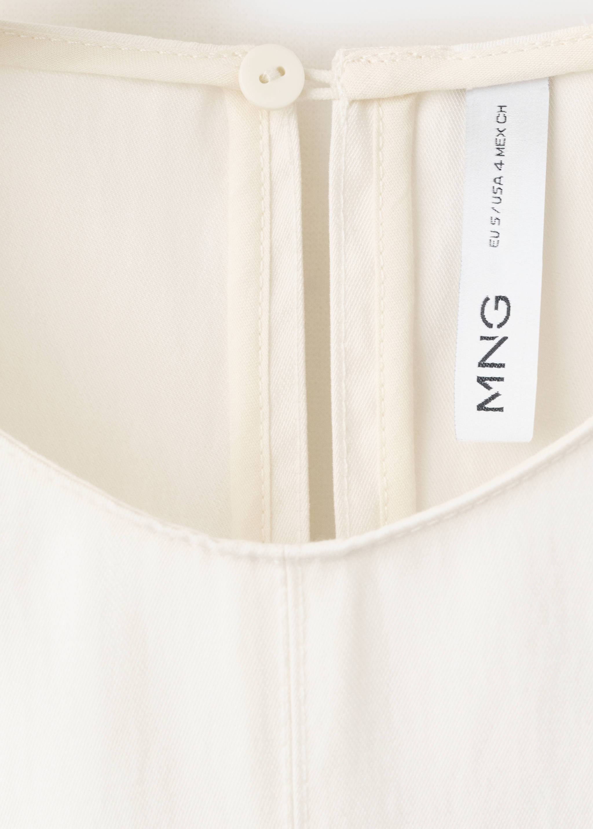 Mango vestido pepa in raw