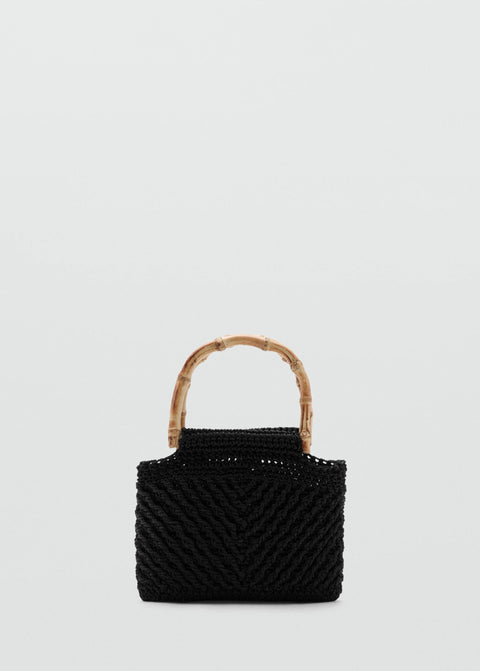 Mango small bag eden in black