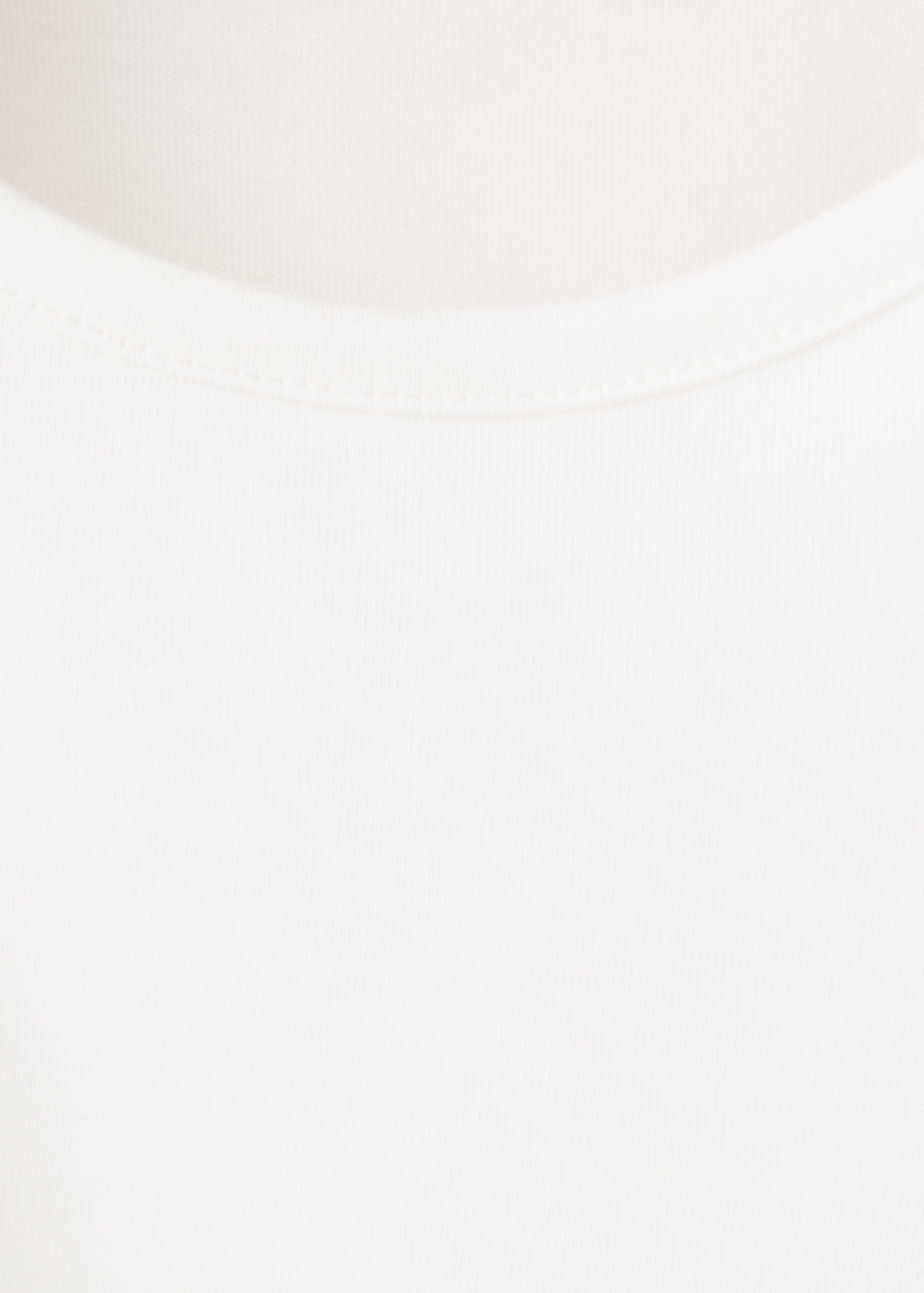 Mango camiseta easy in off white