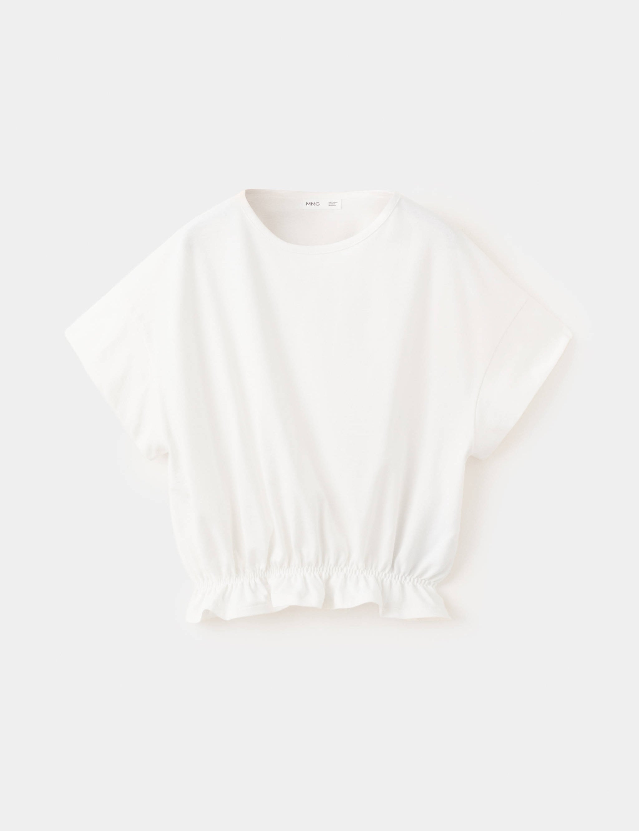 Mango camiseta easy in off white