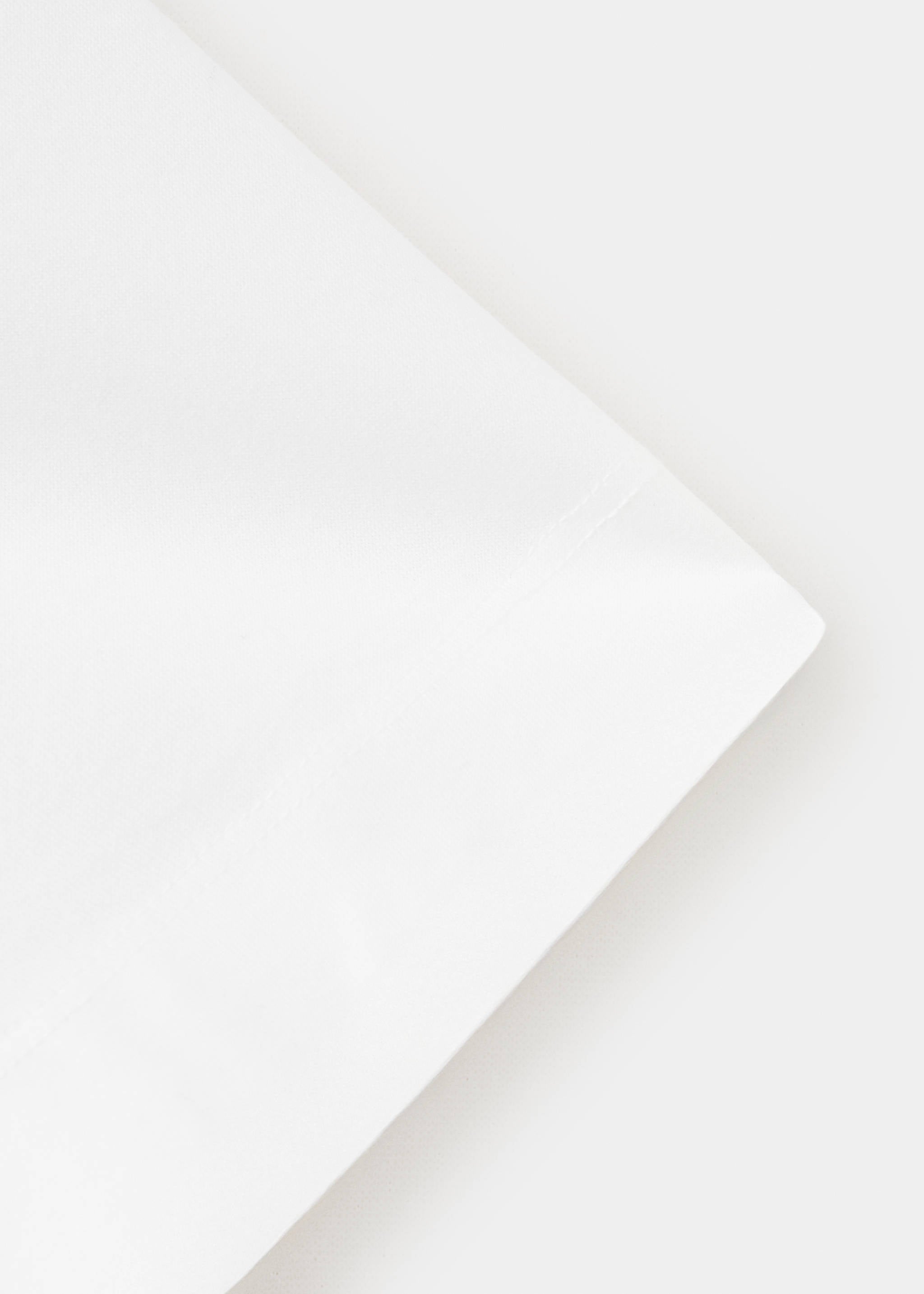 Mango camiseta bellow in white