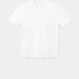 Mango camiseta bellow in white