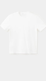 Mango camiseta bellow in white