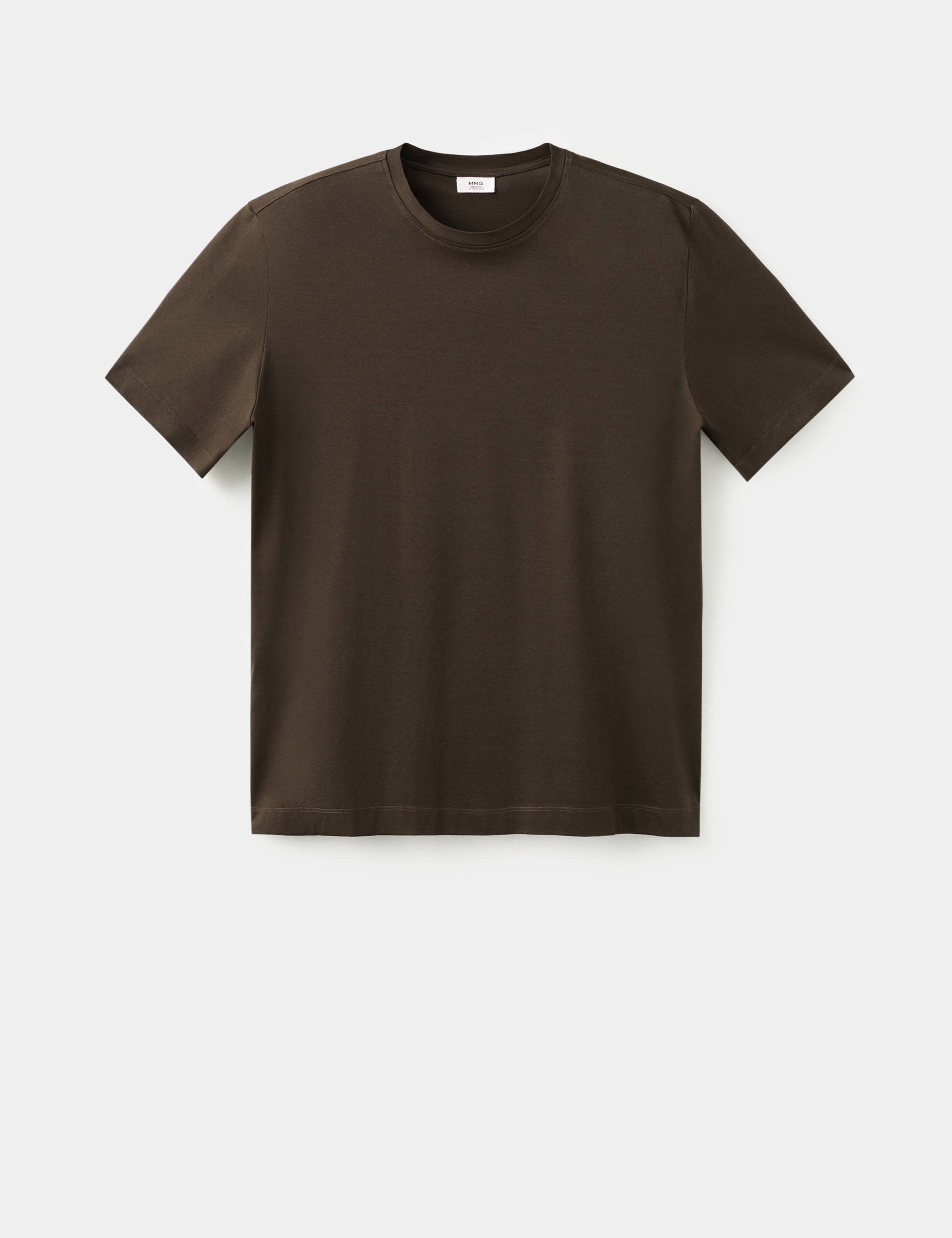 Mango camiseta bellow in brown