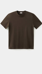 Mango camiseta bellow in brown