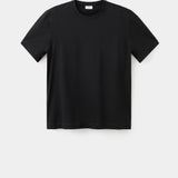 Mango camiseta bellow in black
