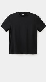 Mango camiseta bellow in black