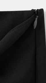 Mango shorts pistacho in black
