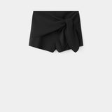Mango shorts pistacho in black