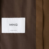 Mango chaqueta bero in cognac