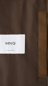 Mango chaqueta bero in cognac