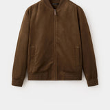 Mango chaqueta bero in cognac