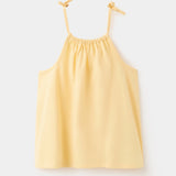Mango camiseta samy in pastel yellow