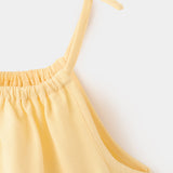 Mango camiseta samy in pastel yellow