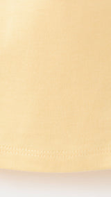 Mango camiseta samy in pastel yellow