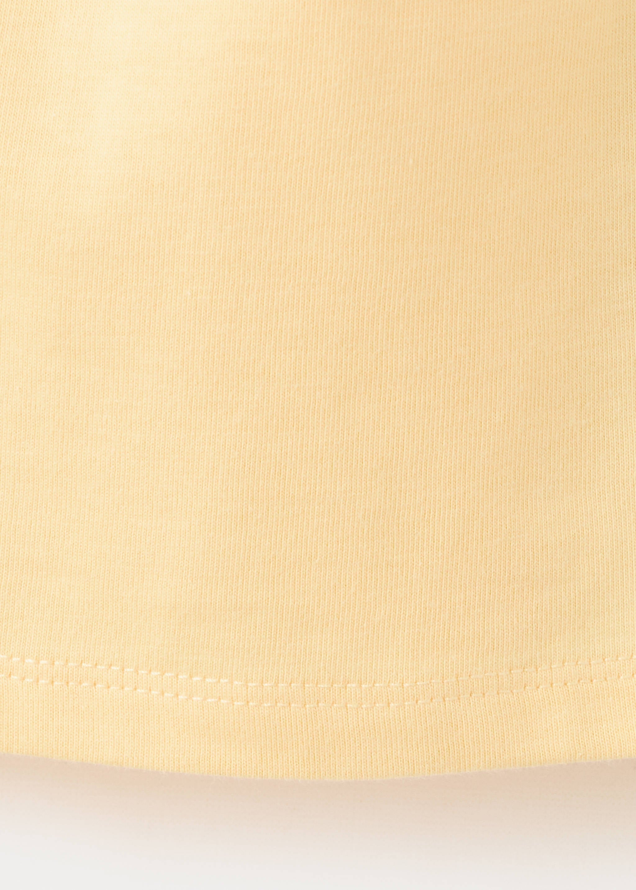 Mango camiseta samy in pastel yellow