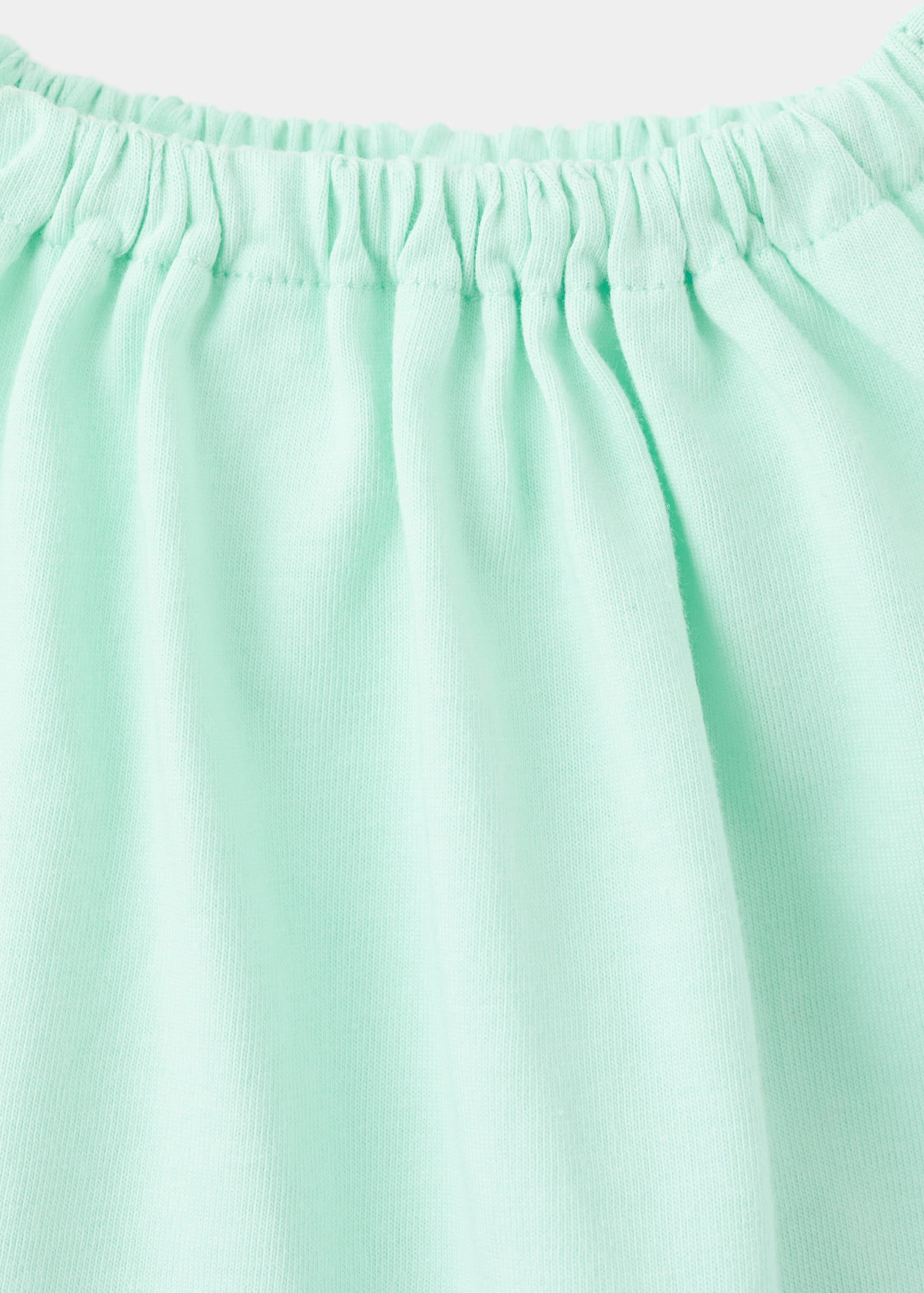 Mango camiseta samy in pastel green