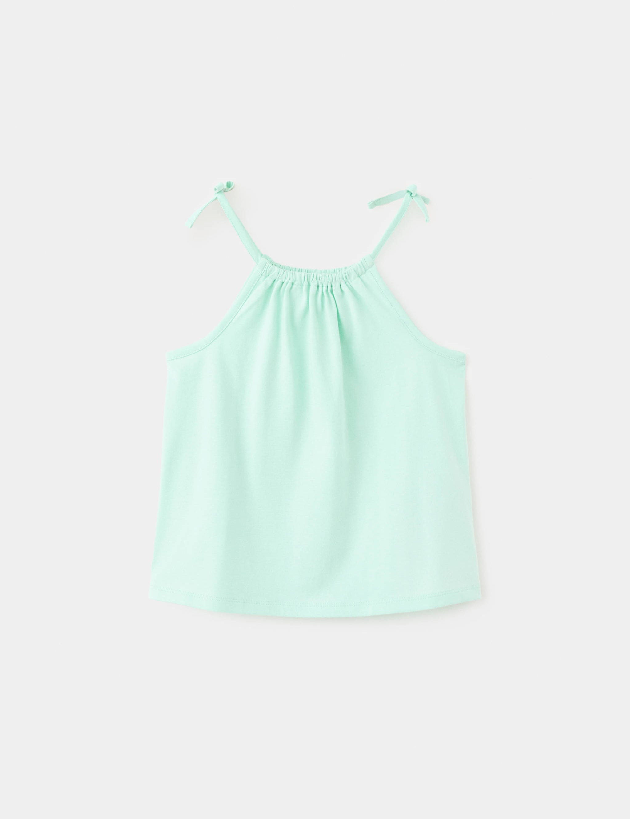 Mango camiseta samy in pastel green