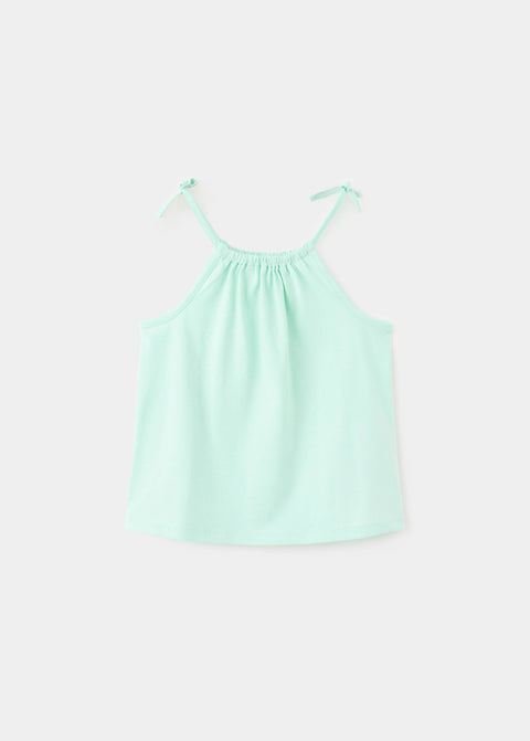 Mango t-shirt samy in pastel green