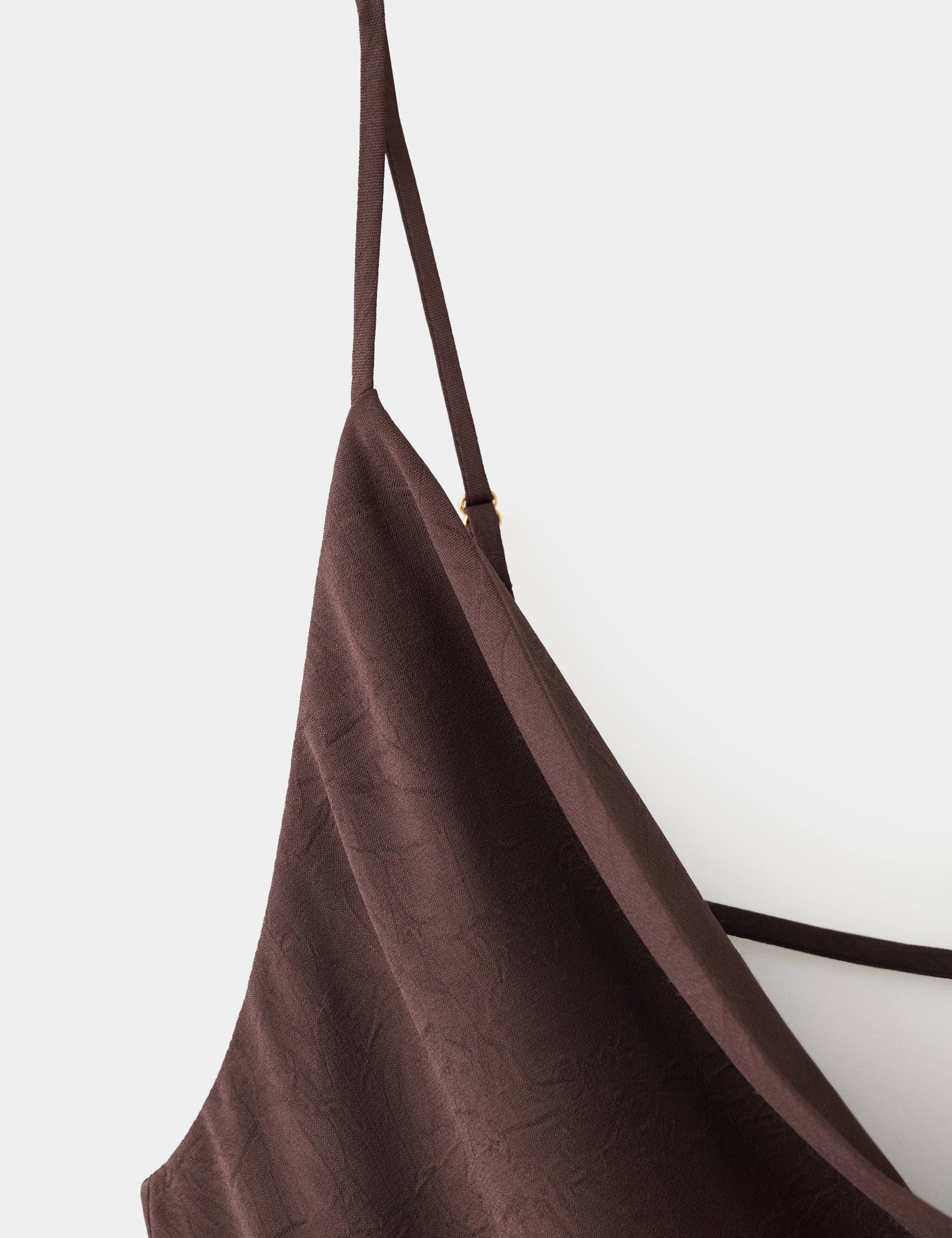 Mango vestido rouje in chocolate