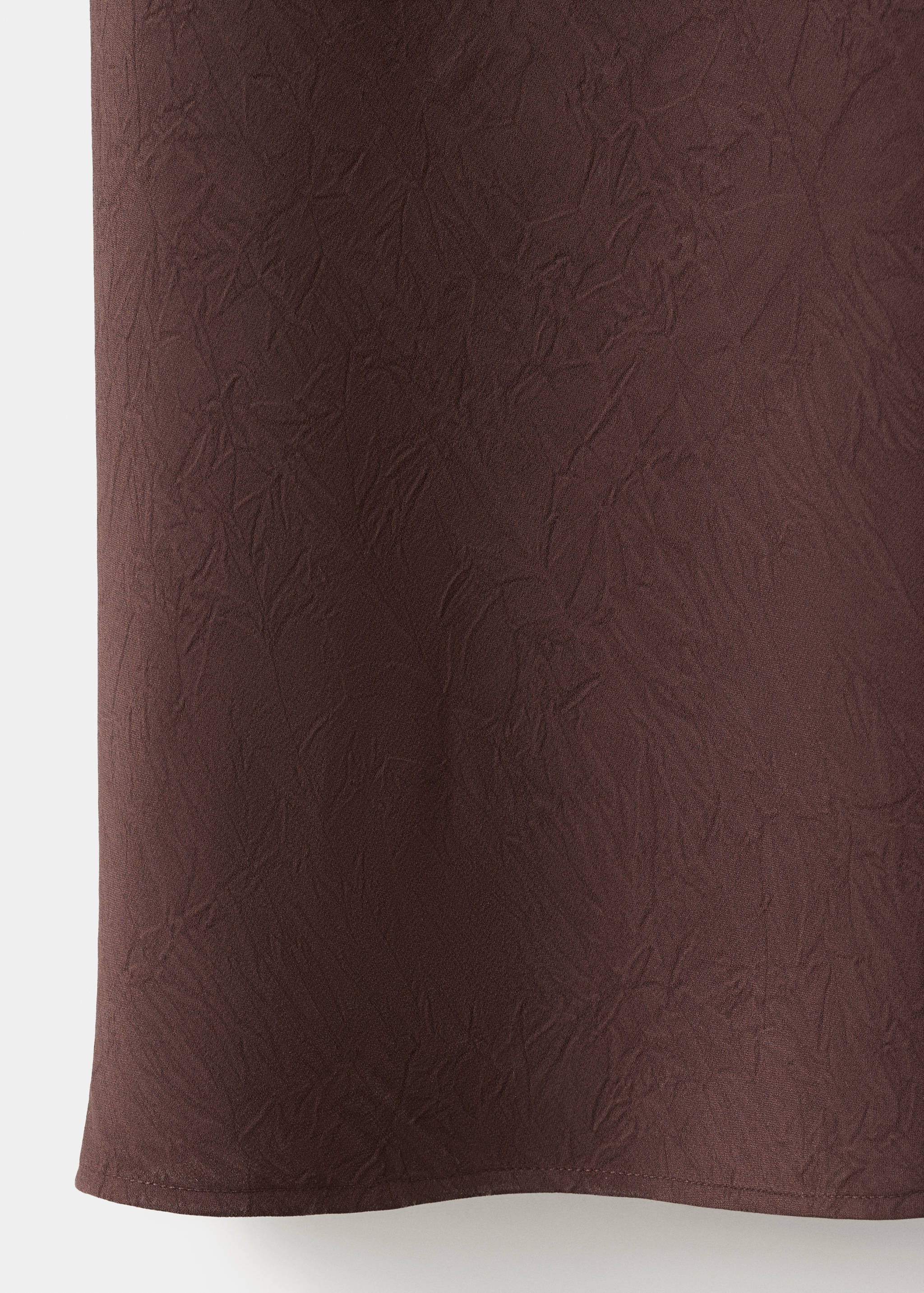 Mango vestido rouje in chocolate