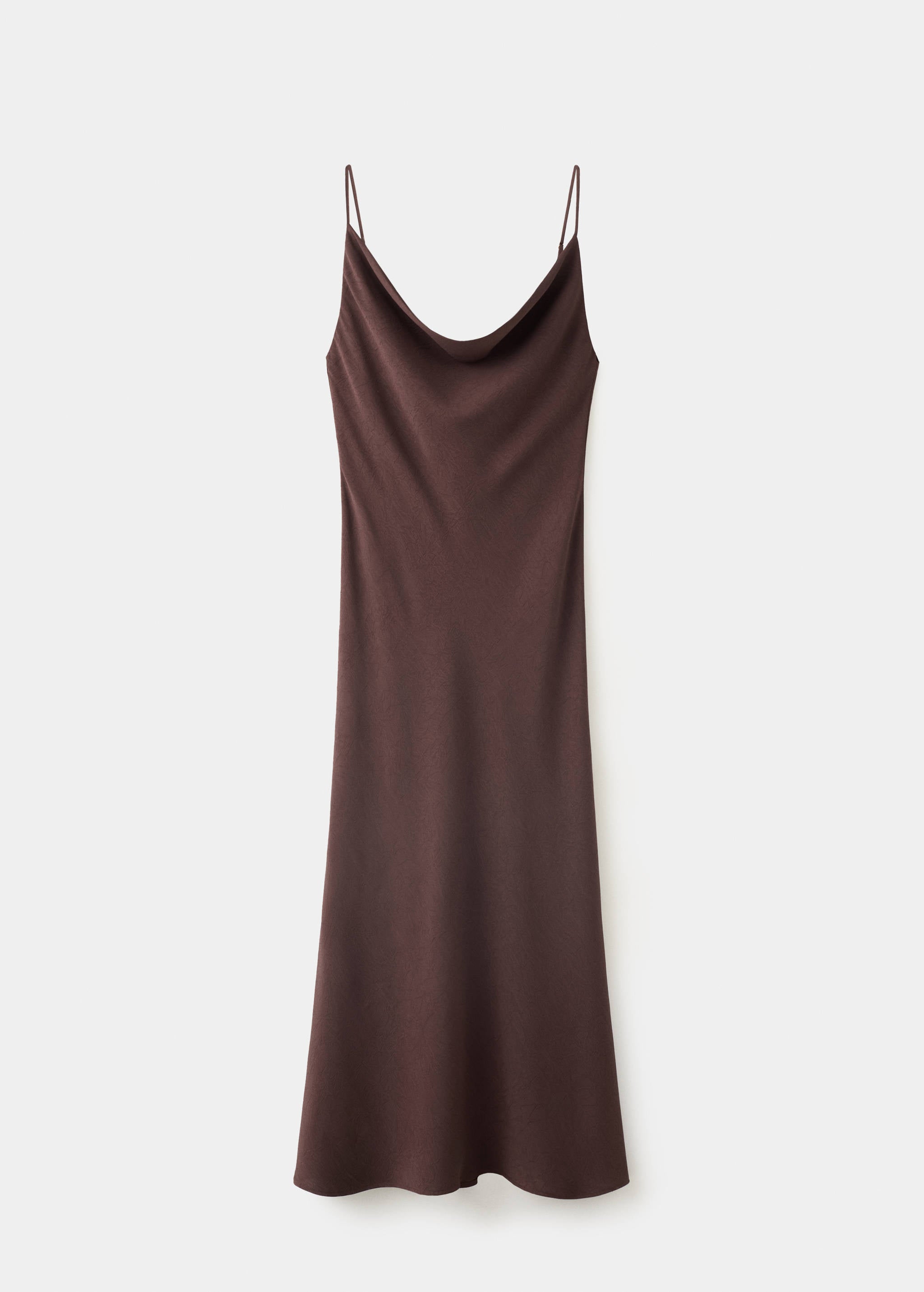 Mango vestido rouje in chocolate