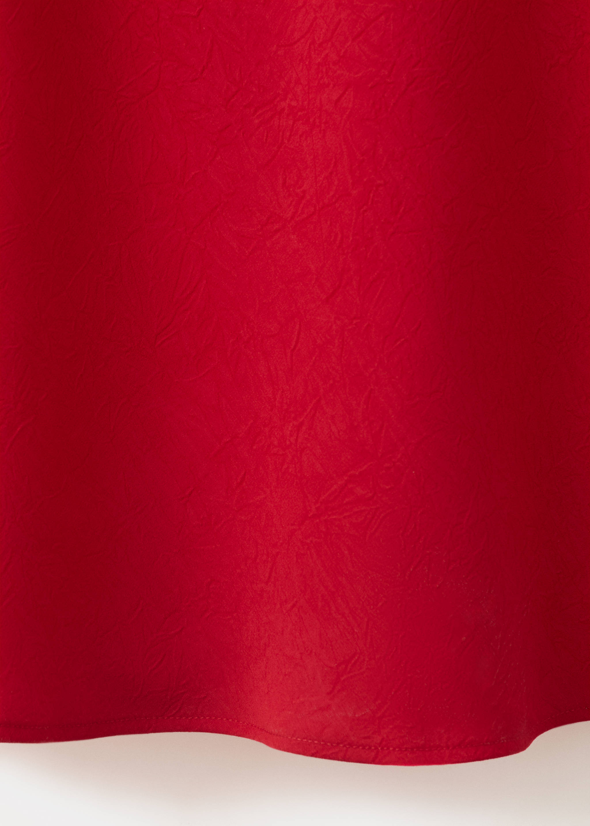 Mango vestido rouje in red