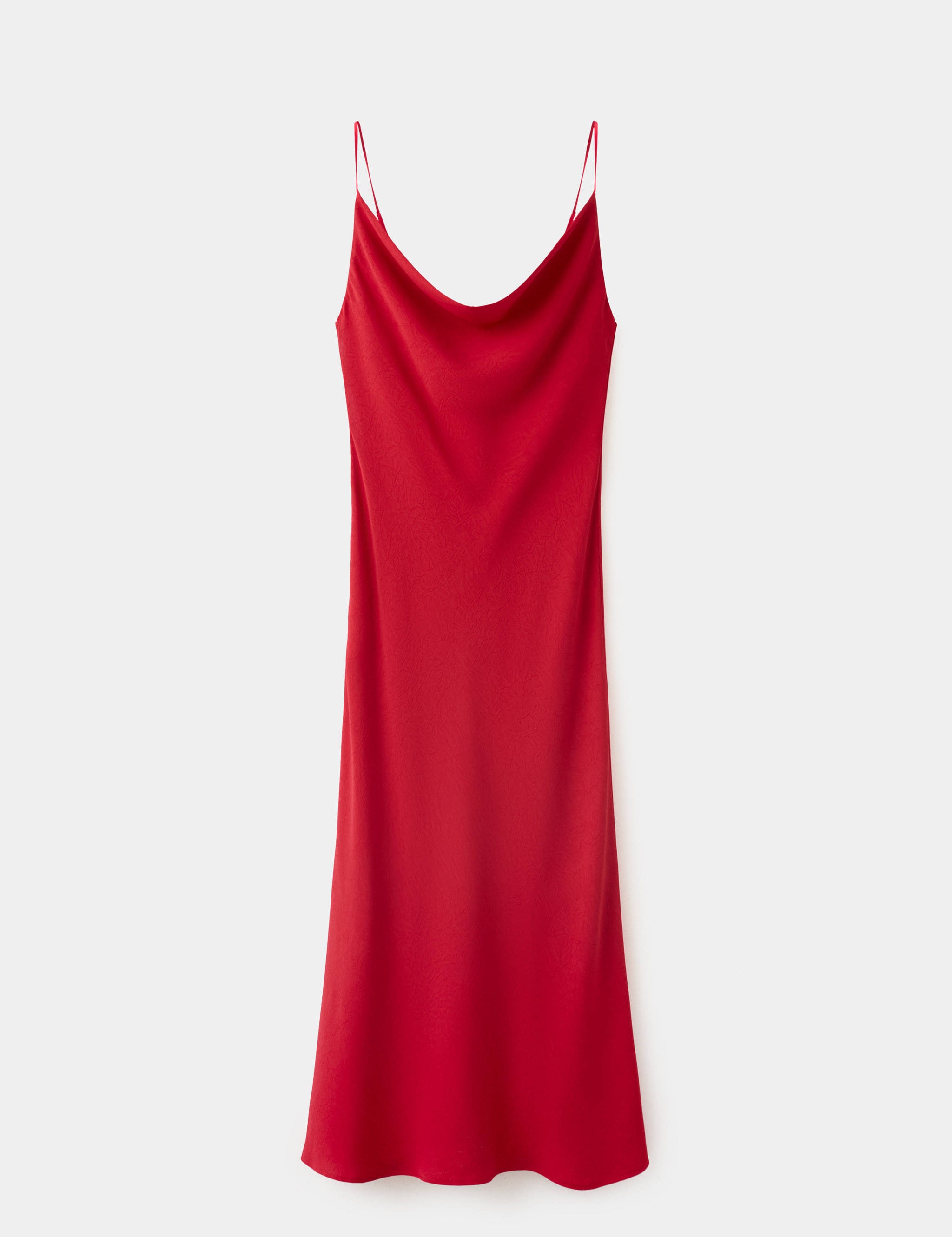 Mango vestido rouje in red