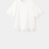Mango camiseta ona in white