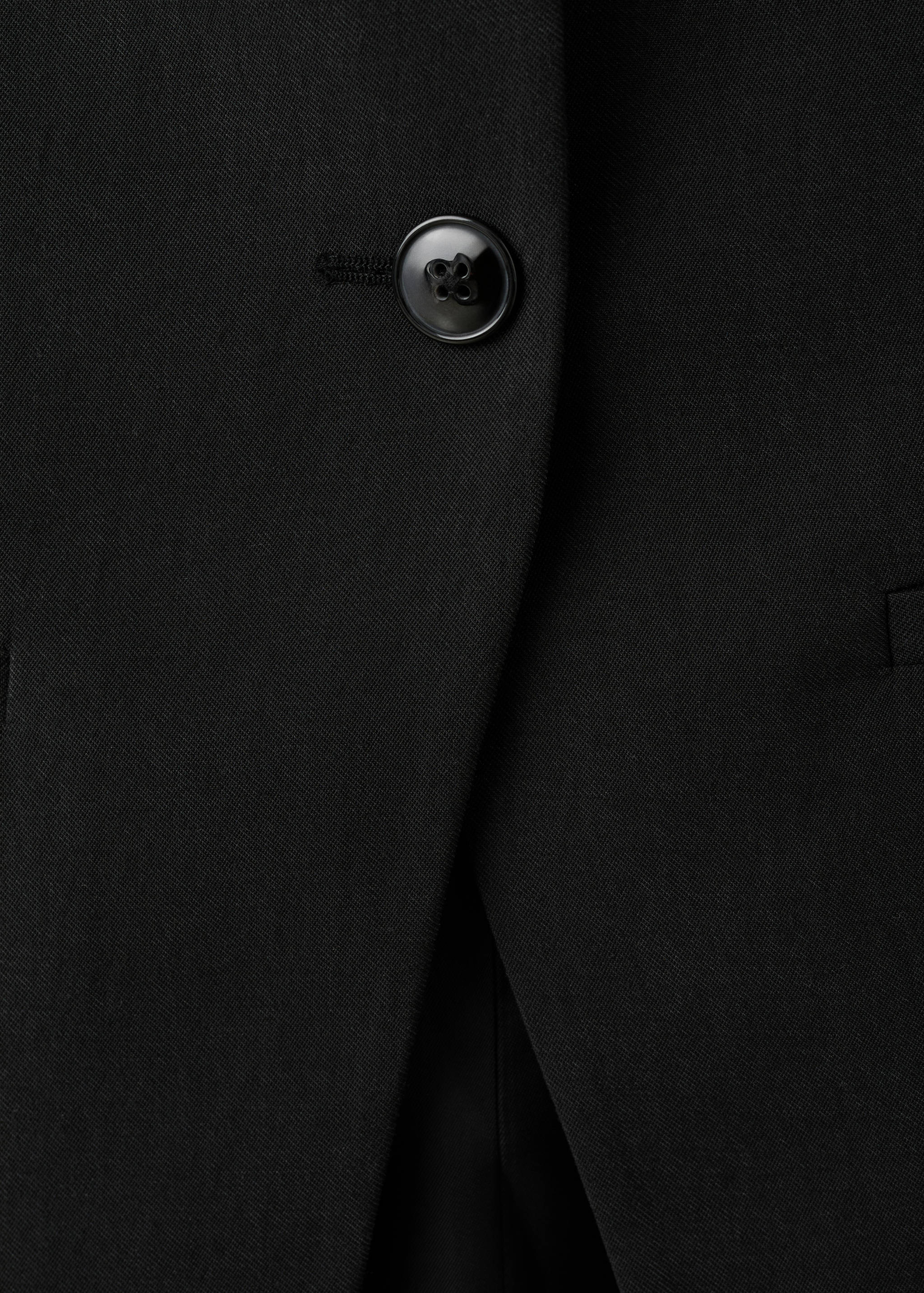 Mango chaleco napoli in black