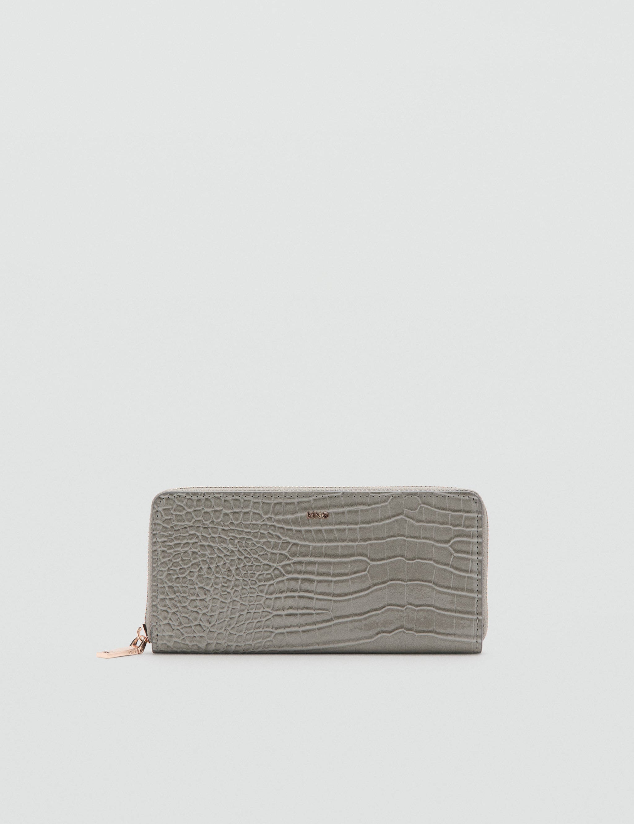 Mango billetera g victoria in grey