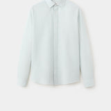 Mango camisa kissos in pastel green