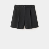 Mango bermudas napoli in black