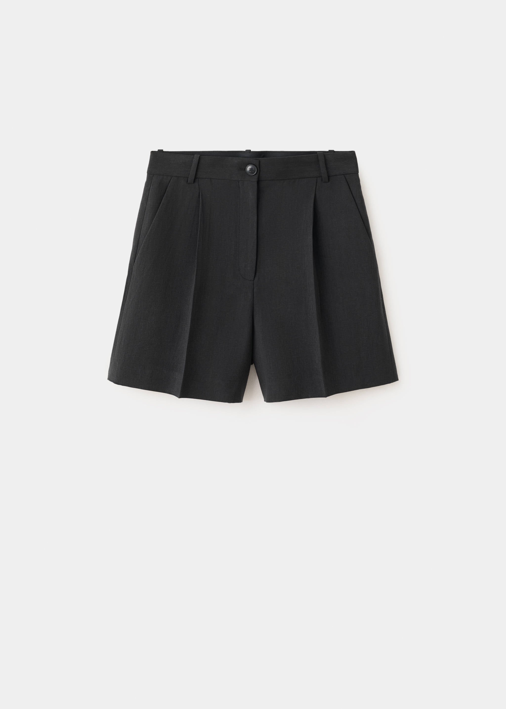 Mango bermudas napoli in black