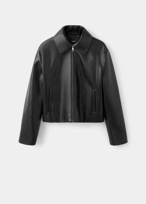 Mango jacket sabina in black