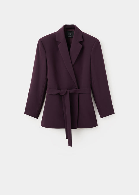 Mango blazer iguana in garnet