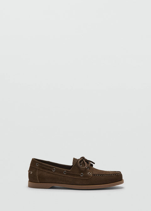 Mango shoes nautico in brown